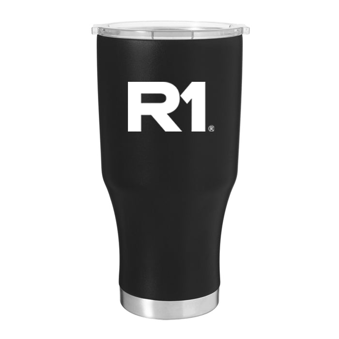 R1 28 oz Stainless Steel Thermal Tumbler with Silicone Straw
