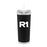 R1 24 oz Stainless Steel Thermal Tumbler with Silicone Straw