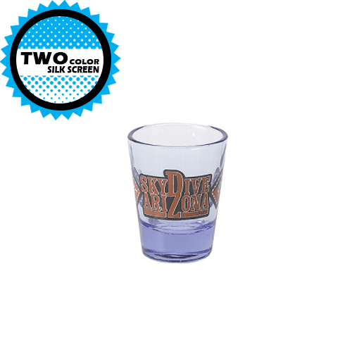 2 oz Blue Tint Clear Shote Glass (Import),[wholesale],[Simply+Green Solutions]
