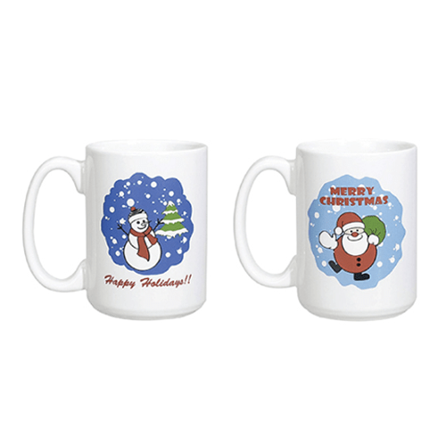 15 oz El Grande mug with Holidays Decal (Discontinued),[wholesale],[Simply+Green Solutions]