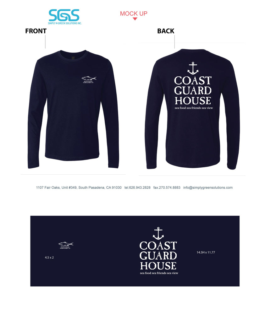 Coast Guard House - Long Sleeve Shirt Next Level