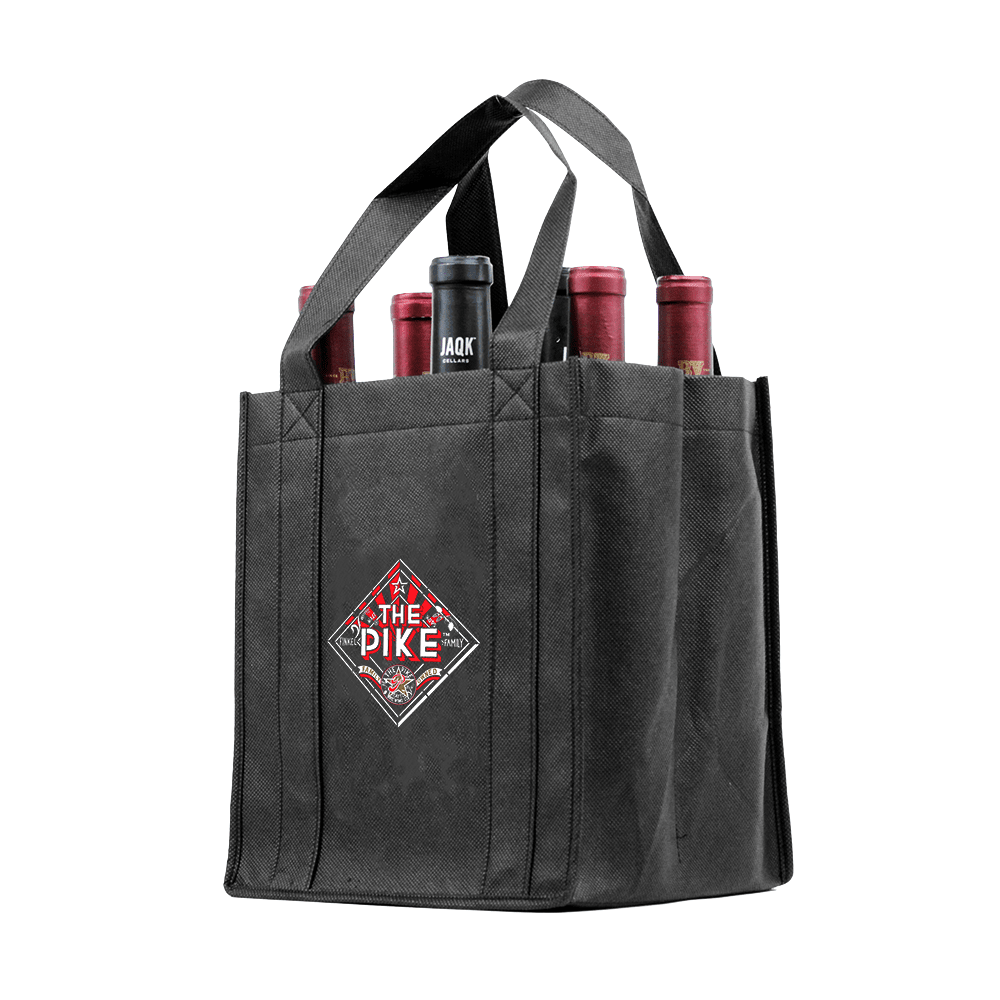 Six bottle Wine Tote, Double Layered *Fully Customizable*,[wholesale],[Simply+Green Solutions]