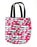 Reversible Black Cotton Tote w/Full Color Sublimated Liner