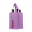 Four bottle Wine Tote, Reinforced Handles *Fully Customizable*,[wholesale],[Simply+Green Solutions]