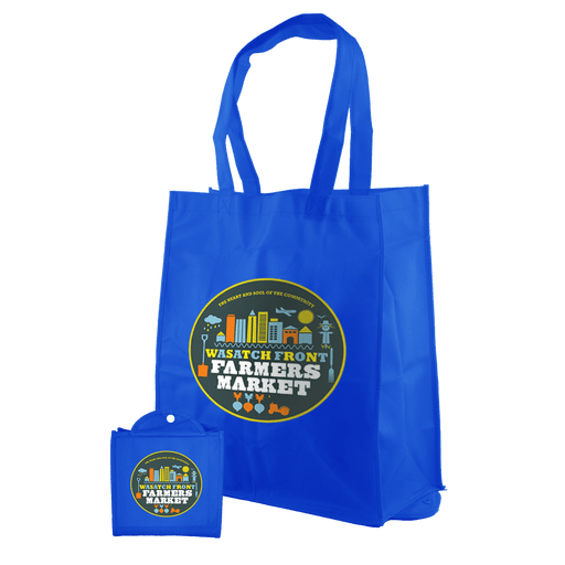 Foldable Grocery Tote *Fully Customizable* Bag Ban Approved,[wholesale],[Simply+Green Solutions]