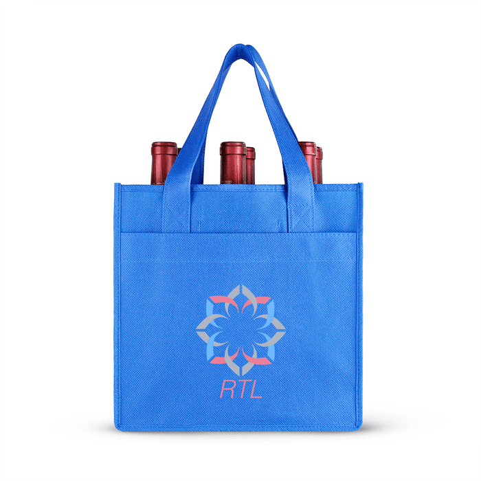 Six bottle Non-woven Wine Tote *Fully Customizable*,[wholesale],[Simply+Green Solutions]