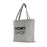 Zippered Top Grey Cotton Tote,[wholesale],[Simply+Green Solutions]