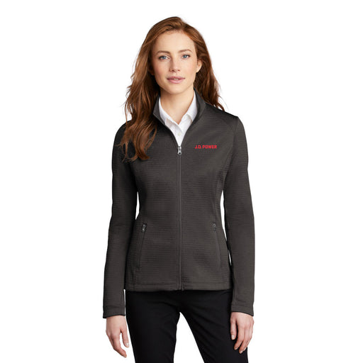J.D Power - Ladies Diamond Heather Fleece Full-Zip Jacket