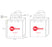Johnson & Johnson JNJ Mystore White Small Tote