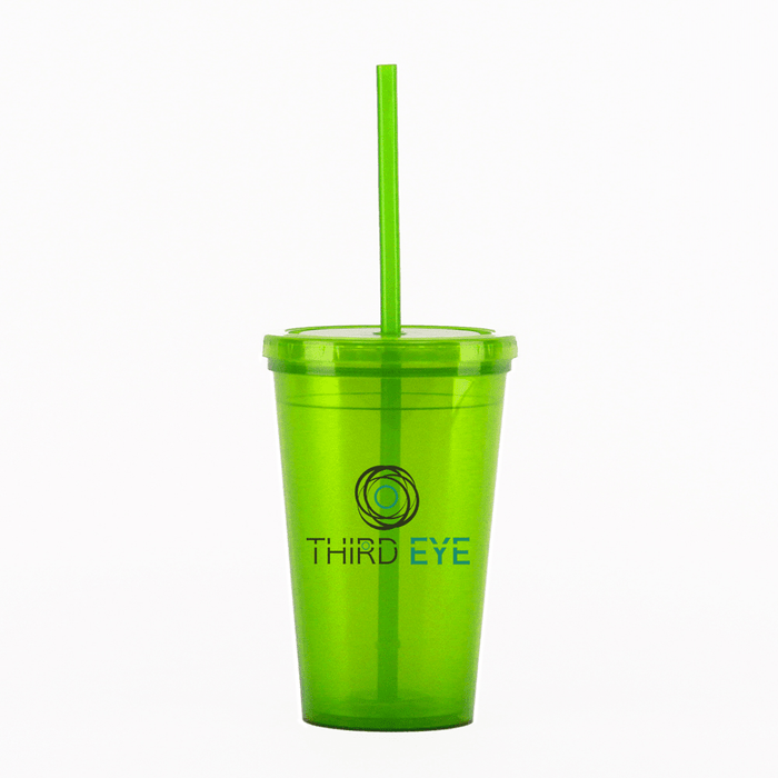 16 oz Double Walled Made in America BPA Free Plastic Tumblers ,[wholesale],[Simply+Green Solutions]