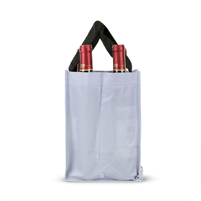 Foldable Non Woven Polypropylene CMYK Laminated Wine Tote *Fully Customizable*,[wholesale],[Simply+Green Solutions]