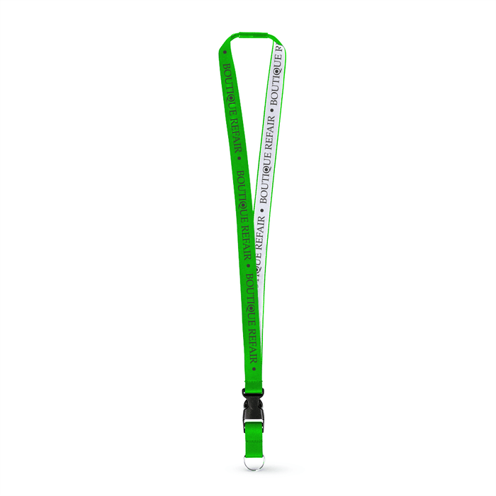 3/4" Detailed Coarse Weave Lanyard w/Detachable Buckle and a Breakaway - ,[wholesale],[Simply+Green Solutions]