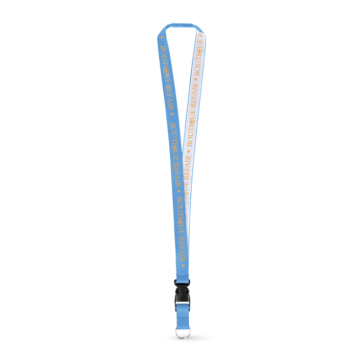 3/4" Detailed Coarse Weave Lanyard w/Detachable Buckle and a Breakaway - ,[wholesale],[Simply+Green Solutions]