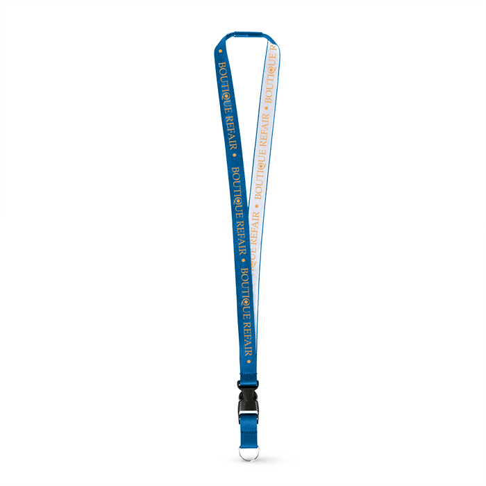 3/4" Detailed Coarse Weave Lanyard w/Detachable Buckle and a Breakaway - ,[wholesale],[Simply+Green Solutions]