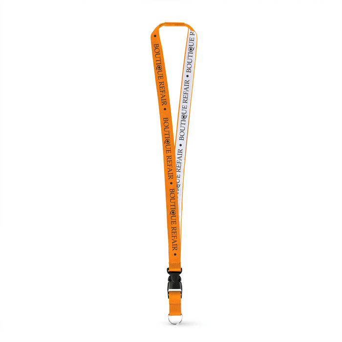 3/4" Detailed Coarse Weave Lanyard w/Detachable Buckle and a Breakaway - Blank,[wholesale],[Simply+Green Solutions]