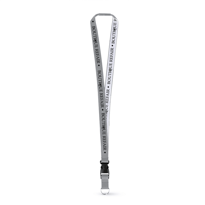 3/4" Detailed Coarse Weave Lanyard w/Detachable Buckle and a Breakaway - Blank,[wholesale],[Simply+Green Solutions]