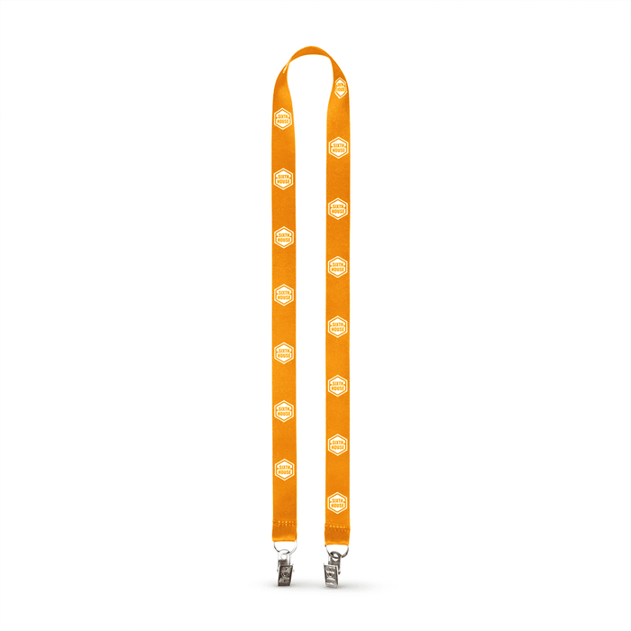 3/4" Ultra Weave Lanyard w/Double Standard Attachment - Blank,[wholesale],[Simply+Green Solutions]