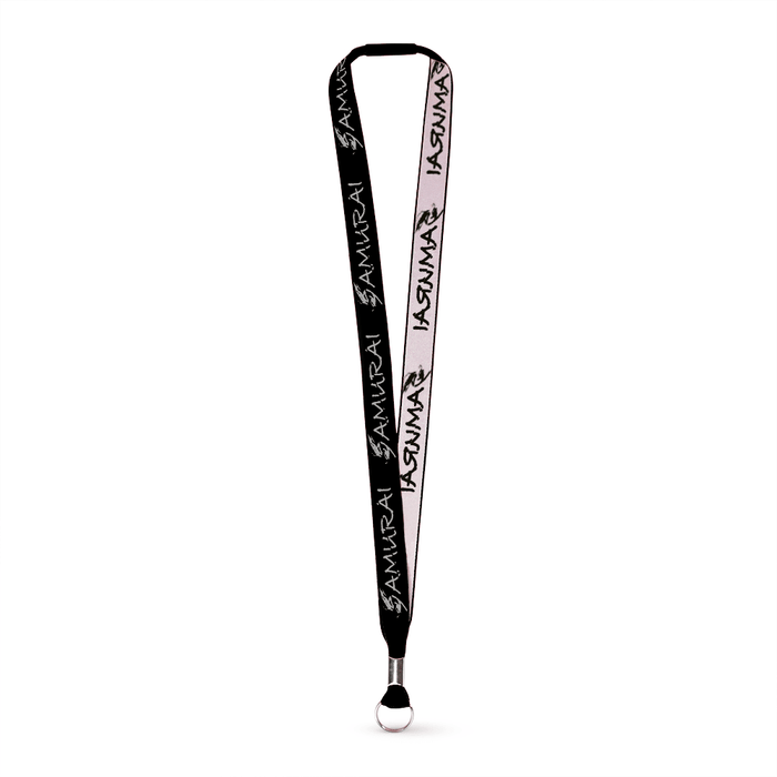 3/4" Detailed Coarse Weave Lanyard w/a Key Ring and a Breakaway - ,[wholesale],[Simply+Green Solutions]