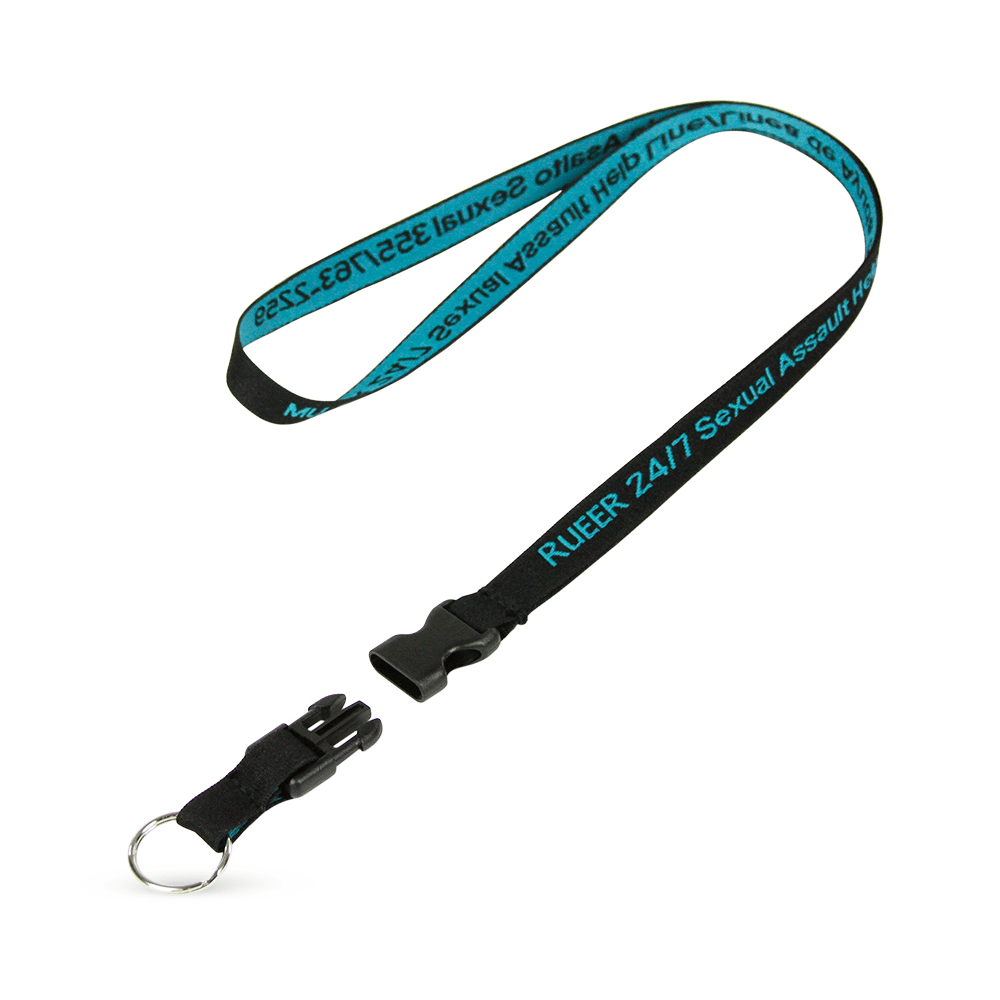 Lanyard w/detachable buckle