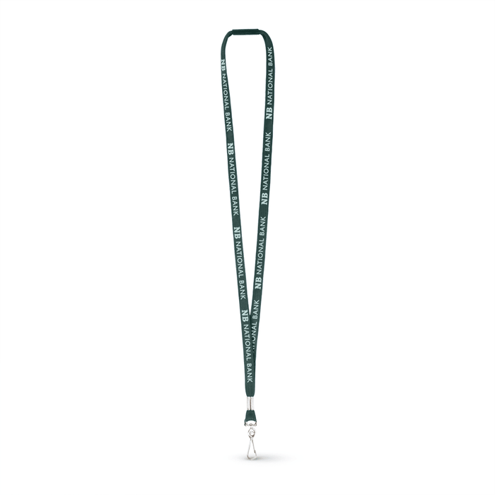 3/8" Tubular Polyester Lanyard w/J Hook and a Breakaway - ,[wholesale],[Simply+Green Solutions]