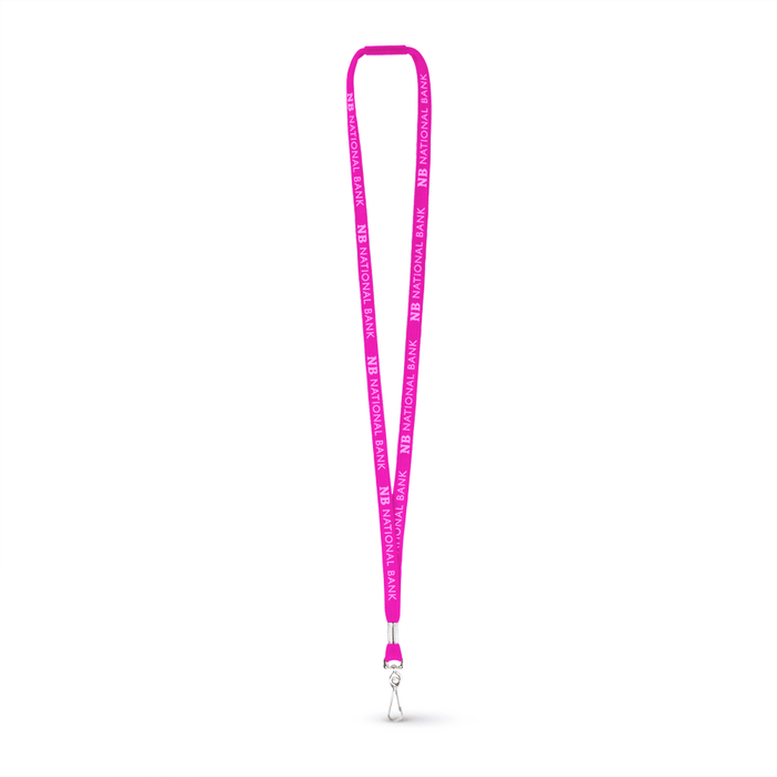 3/8" Tubular Polyester Lanyard w/J Hook and a Breakaway - ,[wholesale],[Simply+Green Solutions]