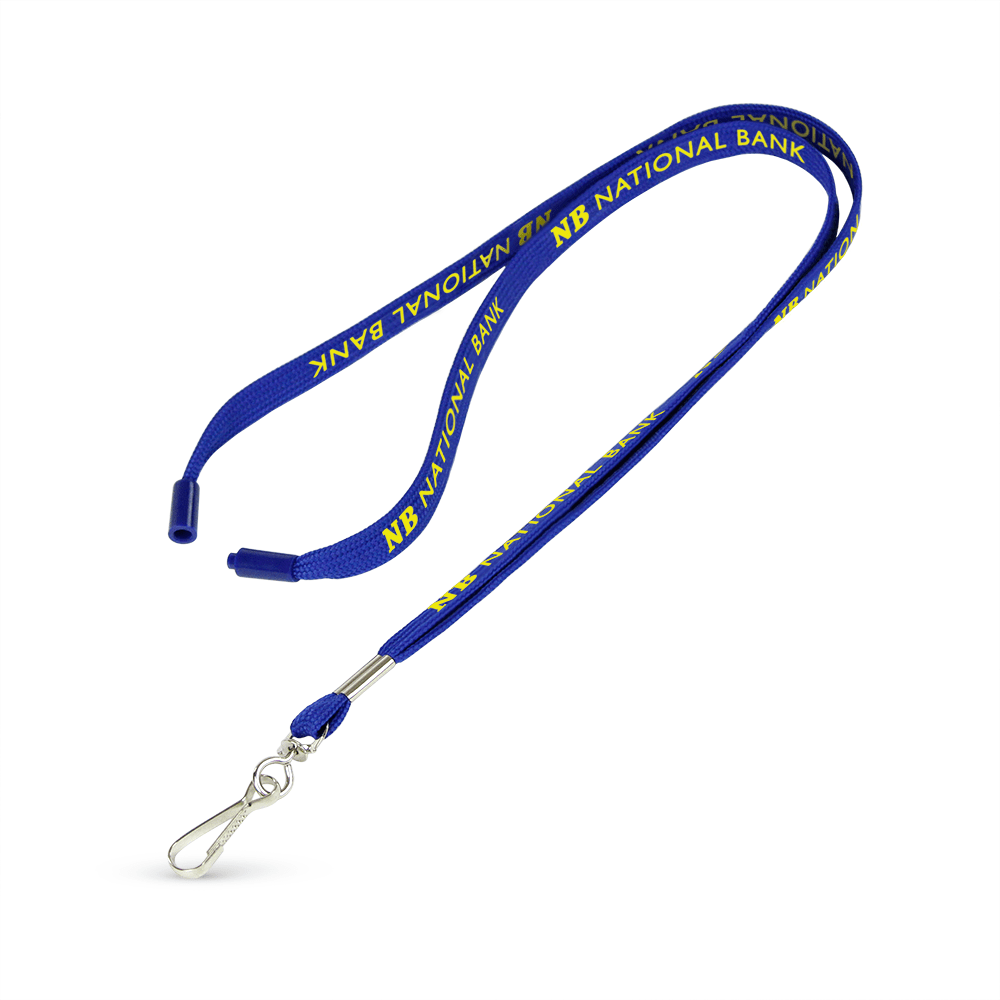 3/8" Tubular Polyester Lanyard w/J Hook and a Breakaway - ,[wholesale],[Simply+Green Solutions]