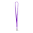 3/8" Tubular Polyester Lanyard w/Bulldog Clip - ,[wholesale],[Simply+Green Solutions]
