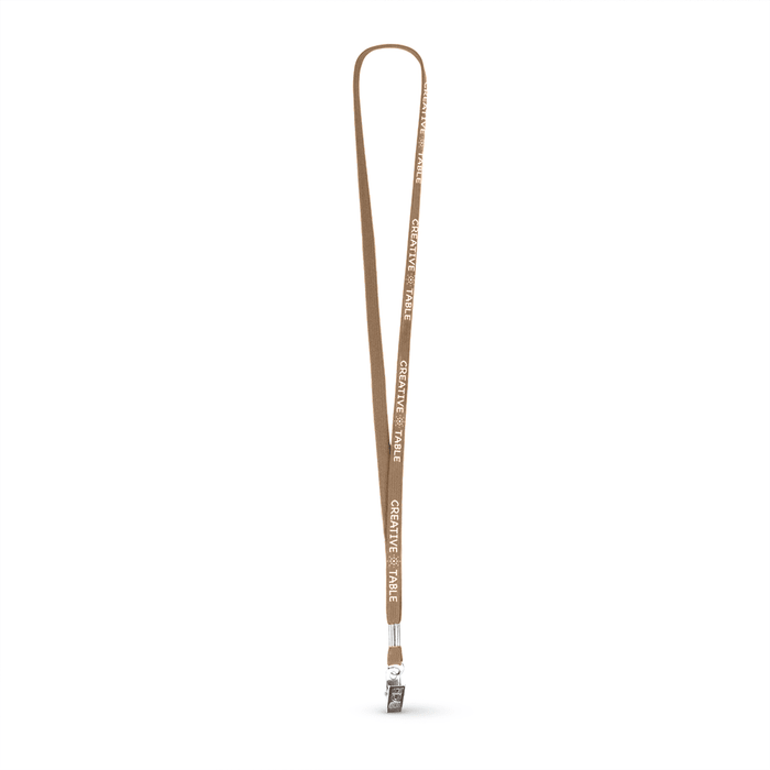 3/8" Tubular Polyester Lanyard w/Bulldog Clip - ,[wholesale],[Simply+Green Solutions]