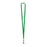 3/8" Flat Polyester Lanyard w/Bulldog Clip and a Breakaway - ,[wholesale],[Simply+Green Solutions]