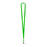 3/8" Flat Polyester Lanyard w/Bulldog Clip and a Breakaway - ,[wholesale],[Simply+Green Solutions]