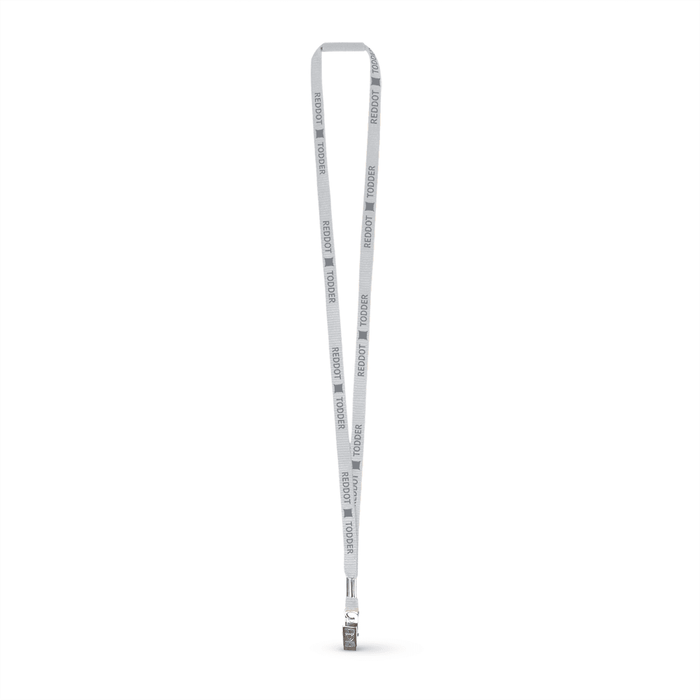 3/8" Flat Polyester Lanyard w/Bulldog Clip and a Breakaway - Blank,[wholesale],[Simply+Green Solutions]