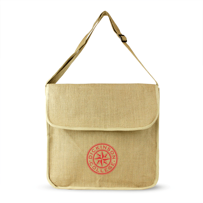 Jute Messenger Bag