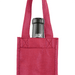 Single bottle Wine Tote, Double Layered Premium Plus *Fully Customizable*,[wholesale],[Simply+Green Solutions]