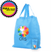 Polyester Compact Button Tote Attached *Fully Customizable* Bag Ban Approved,[wholesale],[Simply+Green Solutions]