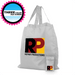 Polyester Compact Button Tote Attached *Fully Customizable* Bag Ban Approved,[wholesale],[Simply+Green Solutions]