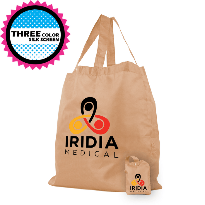 Polyester Compact Button Tote Detached *Fully Customizable* Bag Ban Approved,[wholesale],[Simply+Green Solutions]