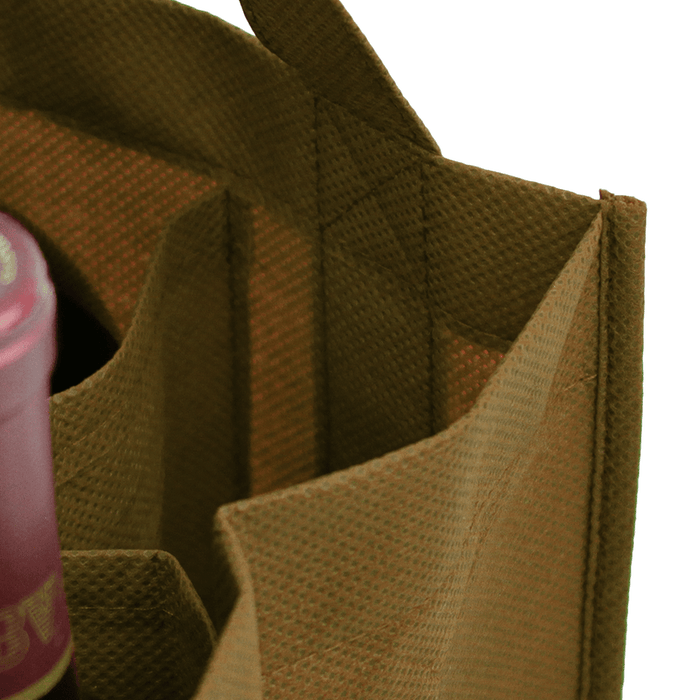 Two bottle Wine Tote, Reinforced Handles *Fully Customizable*,[wholesale],[Simply+Green Solutions]