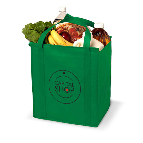 Insulated Zippered Reinforced Shopping Bag *Stocked in the USA*,[wholesale],[Simply+Green Solutions]