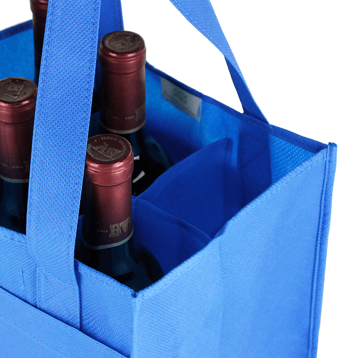 Six bottle Non-woven Wine Tote *Fully Customizable*,[wholesale],[Simply+Green Solutions]