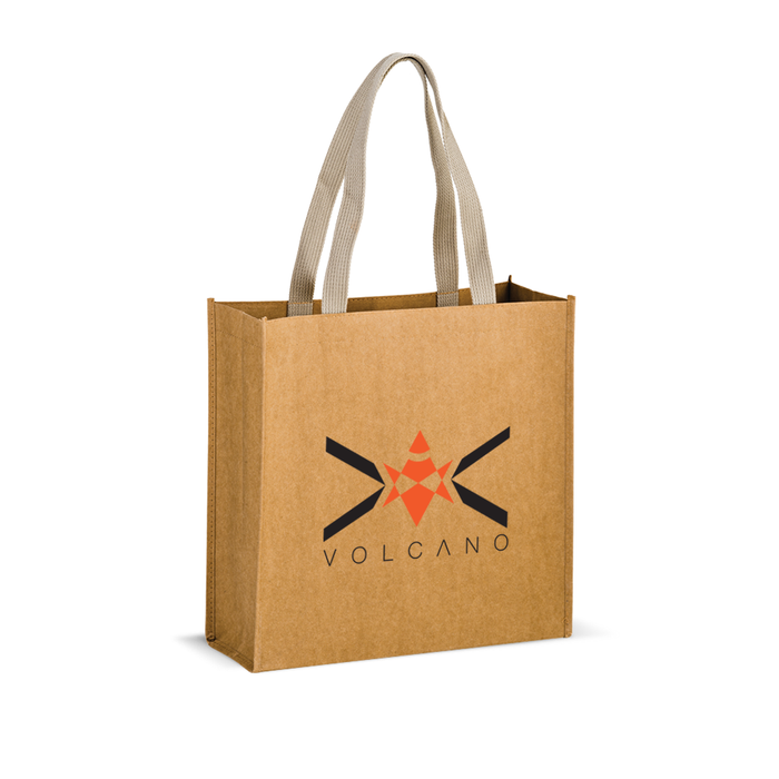 Tidal Wave - Washable Kraft Paper Tote Bag w/ Web Handle,[wholesale],[Simply+Green Solutions]