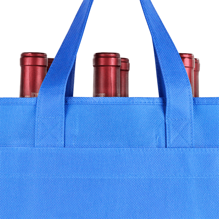 Six bottle Non-woven Wine Tote *Fully Customizable*,[wholesale],[Simply+Green Solutions]
