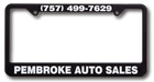 Standard 12 Style Plastic Raised Copy License Plate Frame,[wholesale],[Simply+Green Solutions 427]