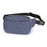 Heathered Two-Zippered Fanny Pack