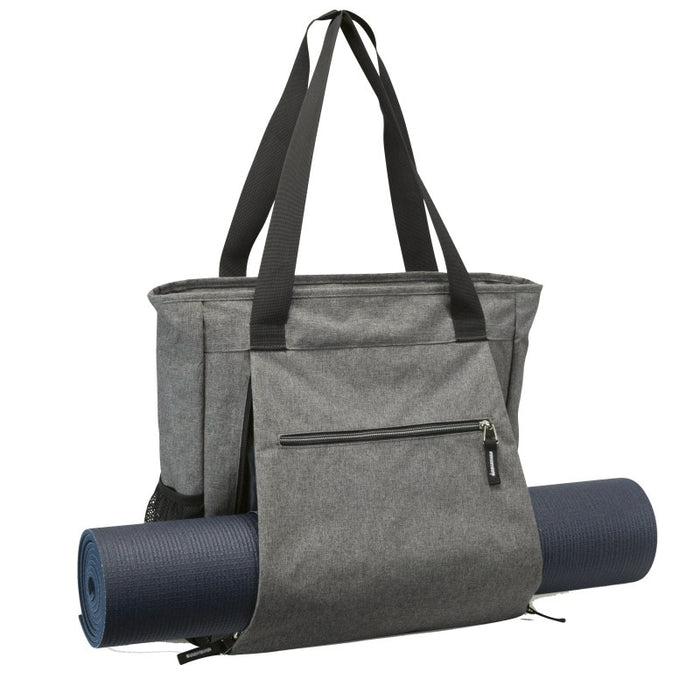 Heathered Yoga Mat Versatile Tote Gym Bag