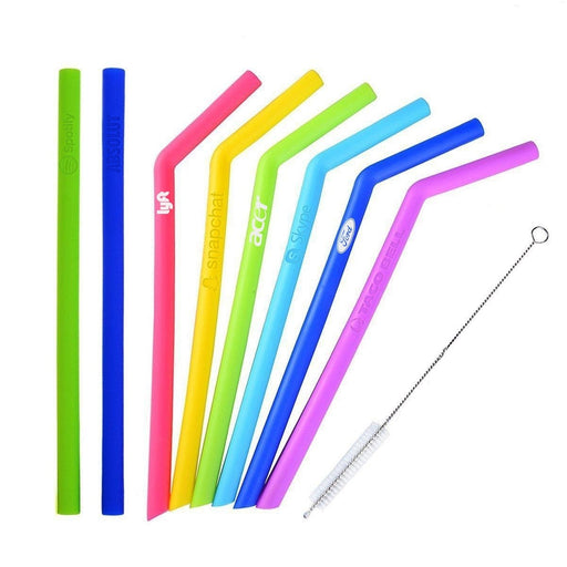 Silicone reusable Straw - Bent