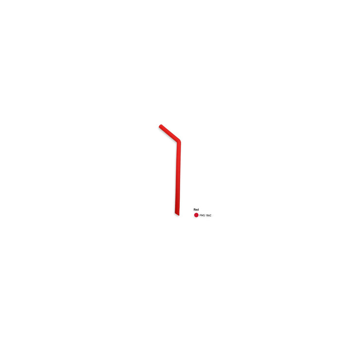 Silicone reusable Straw - Bent