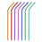 Single anodized aluminum straw - Bent (6mm)