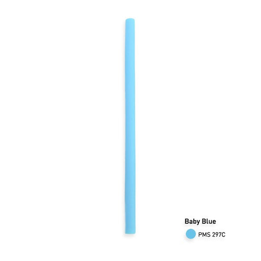 Stock color Silicone reusable Straw – Straight