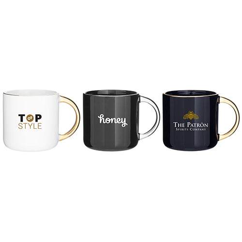 14 oz Minolo Metallic Ceramic Mug