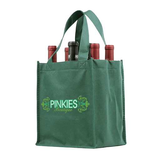 Six bottle Wine Tote, Double Layered Premium Plus *Fully Customizable*,[wholesale],[Simply+Green Solutions]